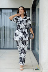 Ivory Ease White Cotton Co-ord Set - Me&My