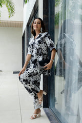 Ivory Ease White Cotton Co-ord Set - Me&My