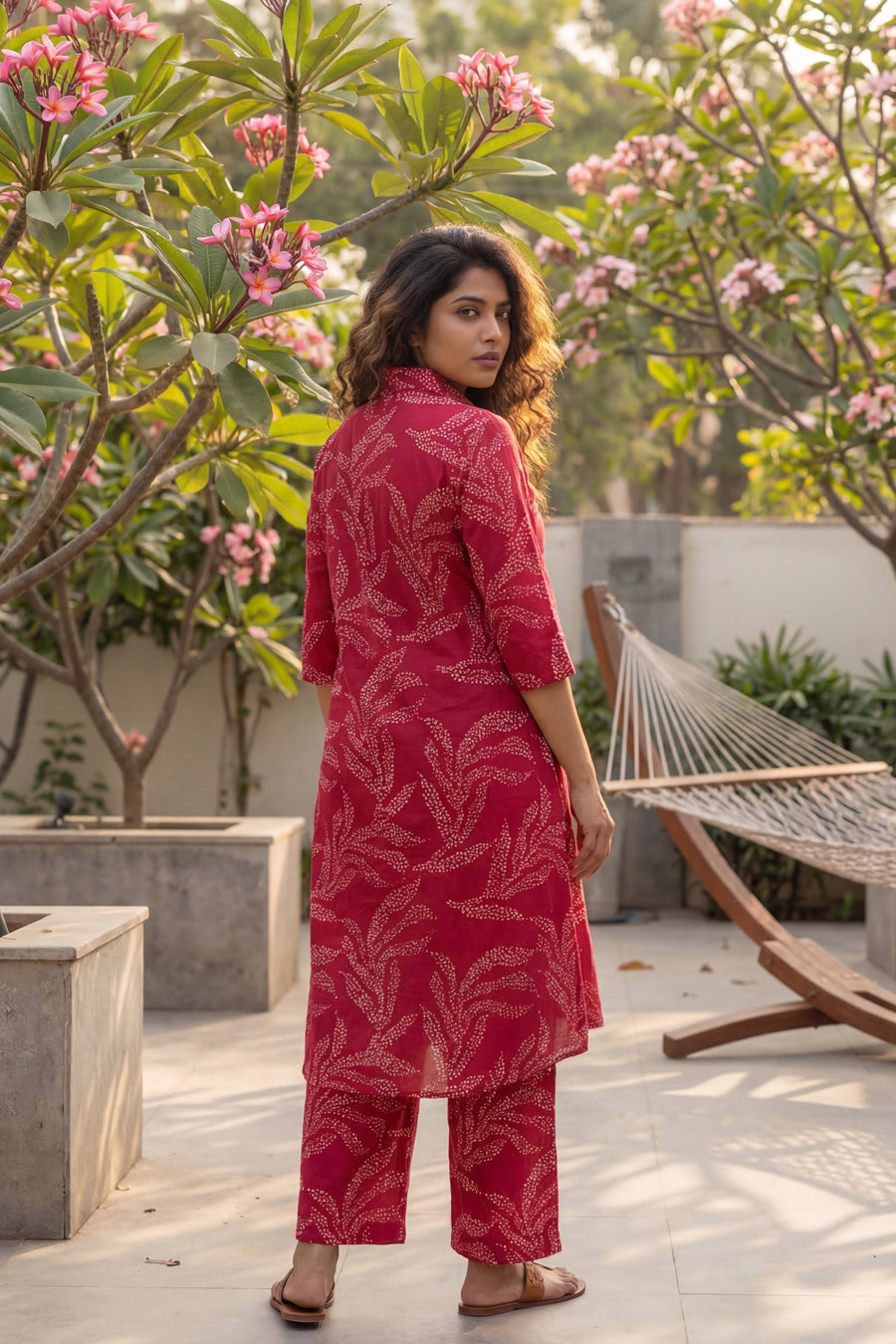 Rose Fern Cotton Co-ord Set — image 2