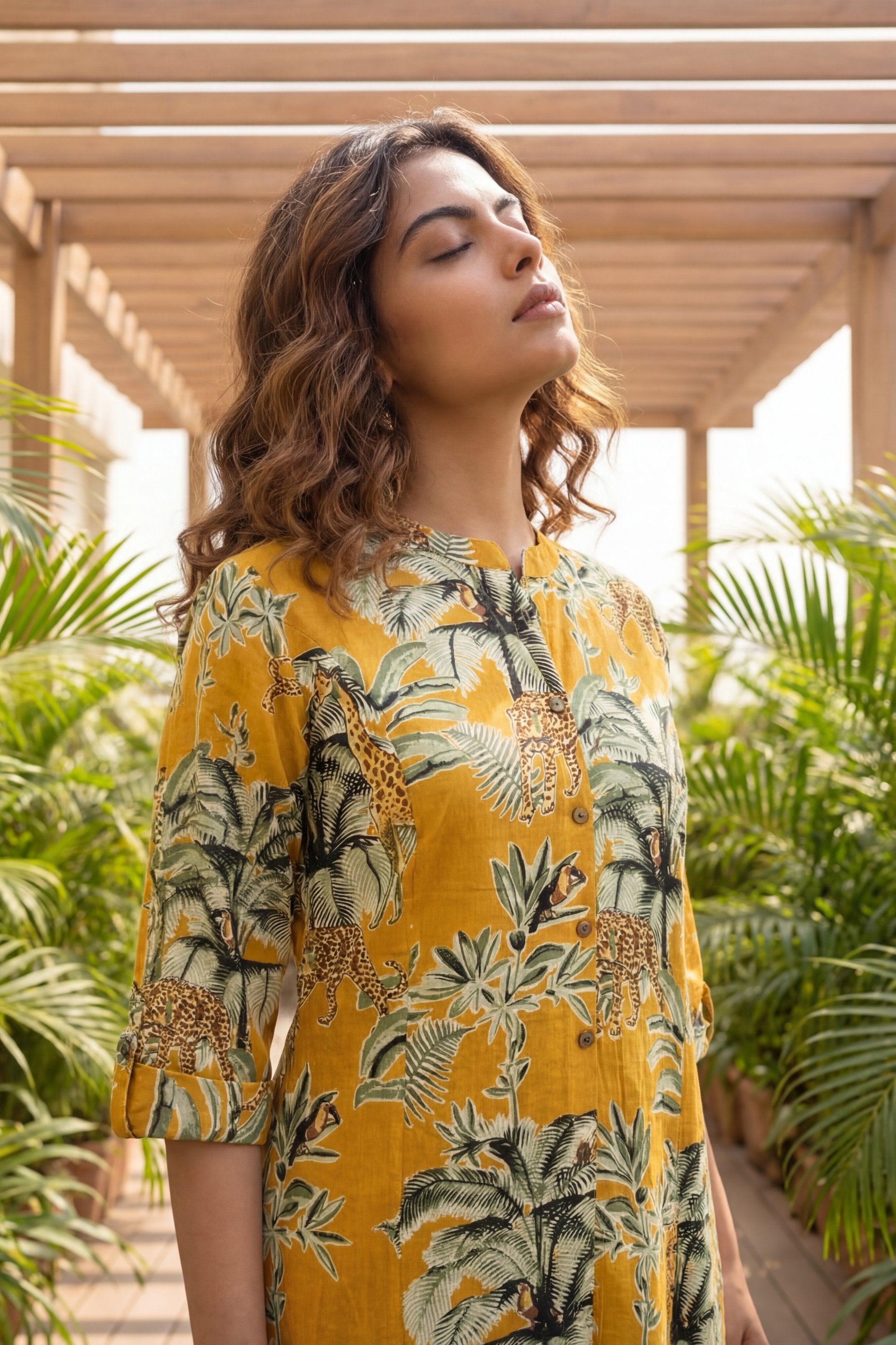 Dijon Tropics Palm Jungle Cotton Co-ord Set | Me&My
