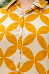 Floral Symphony Off-White Cotton Co-ord Set - Me&My