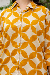 Floral Symphony Off-White Cotton Co-ord Set - Me&My