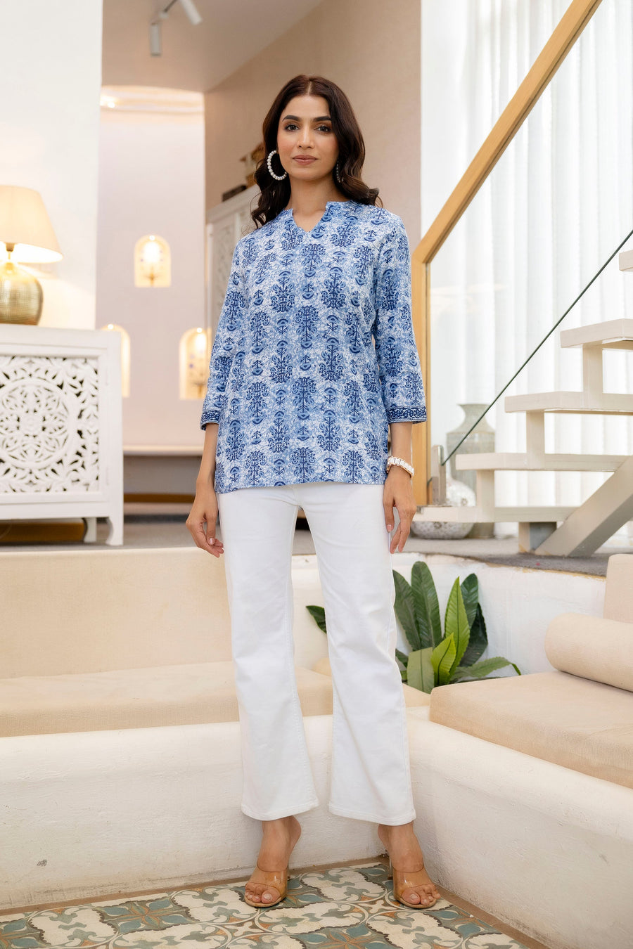 Celestial Bloom Cotton Top — image 8