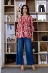 Coral Radiance Cotton Top - Me&My