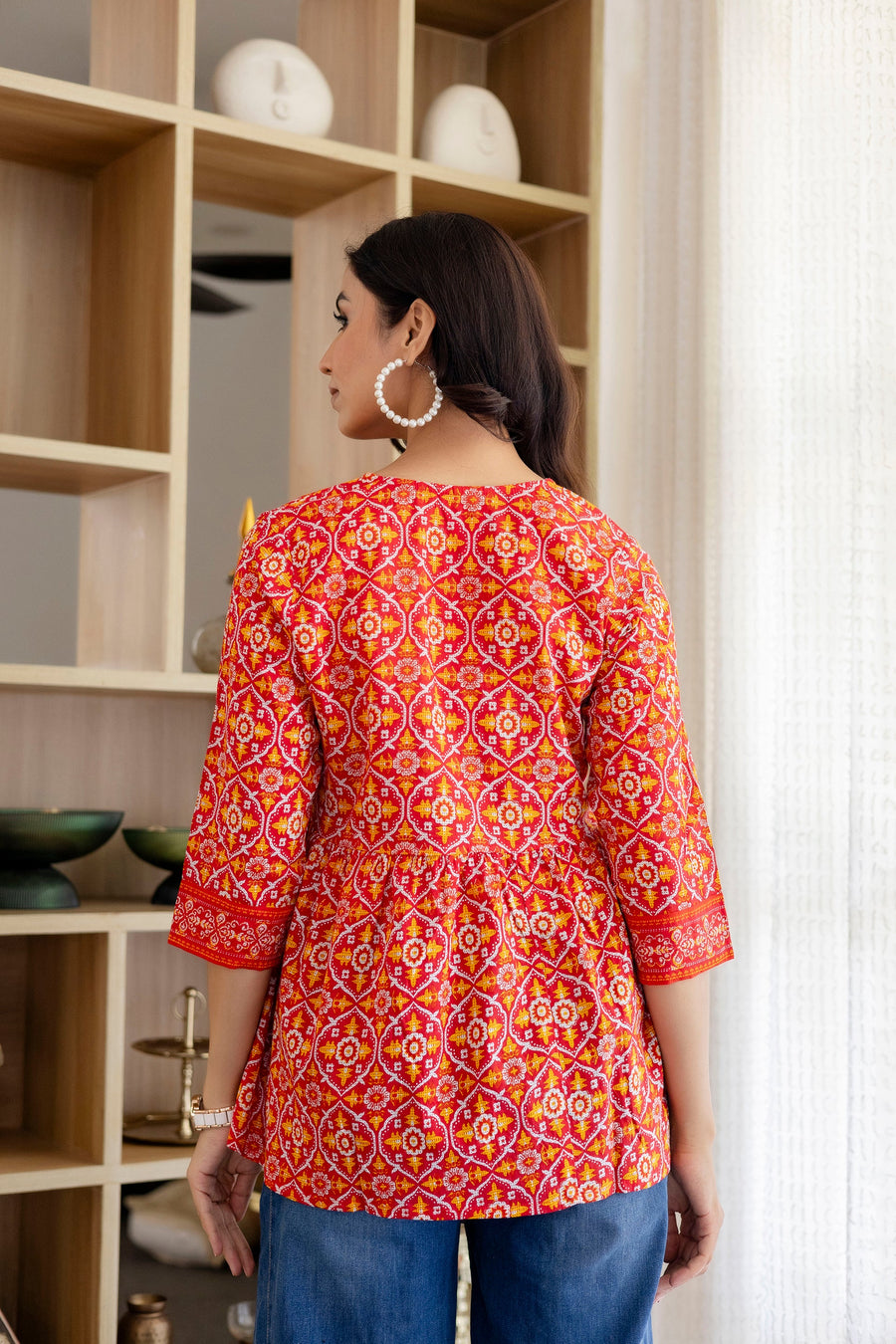 Fiesta Rouge Cotton Top — image 2