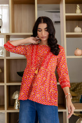 Fiesta Rouge Cotton Top - Me&My