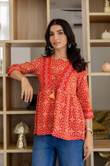 Fiesta Rouge Cotton Top - Me&My