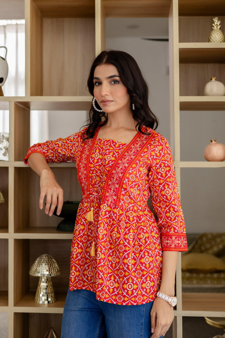 Fiesta Rouge Cotton Top — image 7
