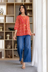 Fiesta Rouge Cotton Top - Me&My