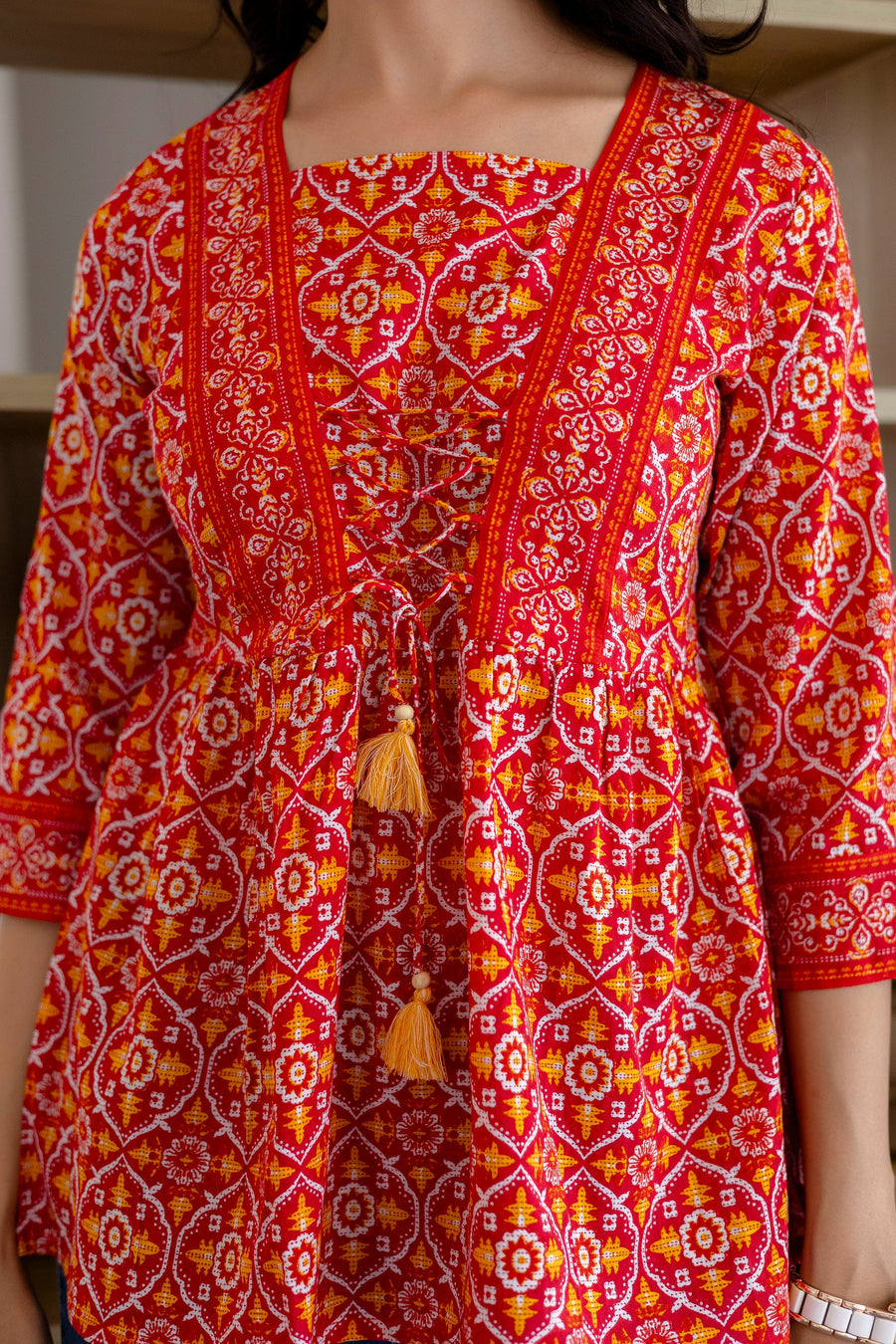 Fiesta Rouge Cotton Top — image 3