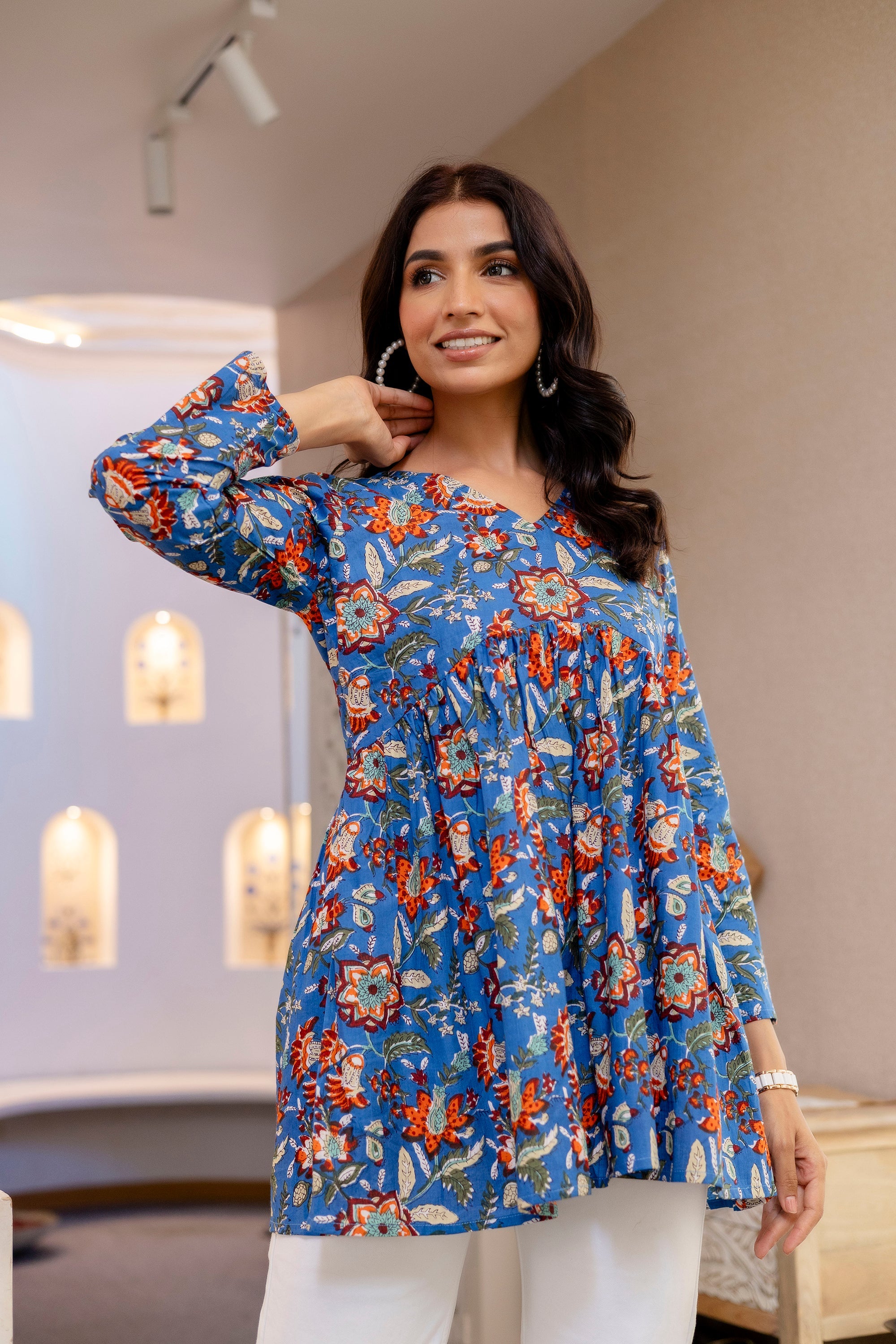 Blue Petal Grove Cotton Top Me & My 
