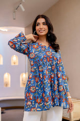 Blue Petal Grove Cotton Top Me & My 