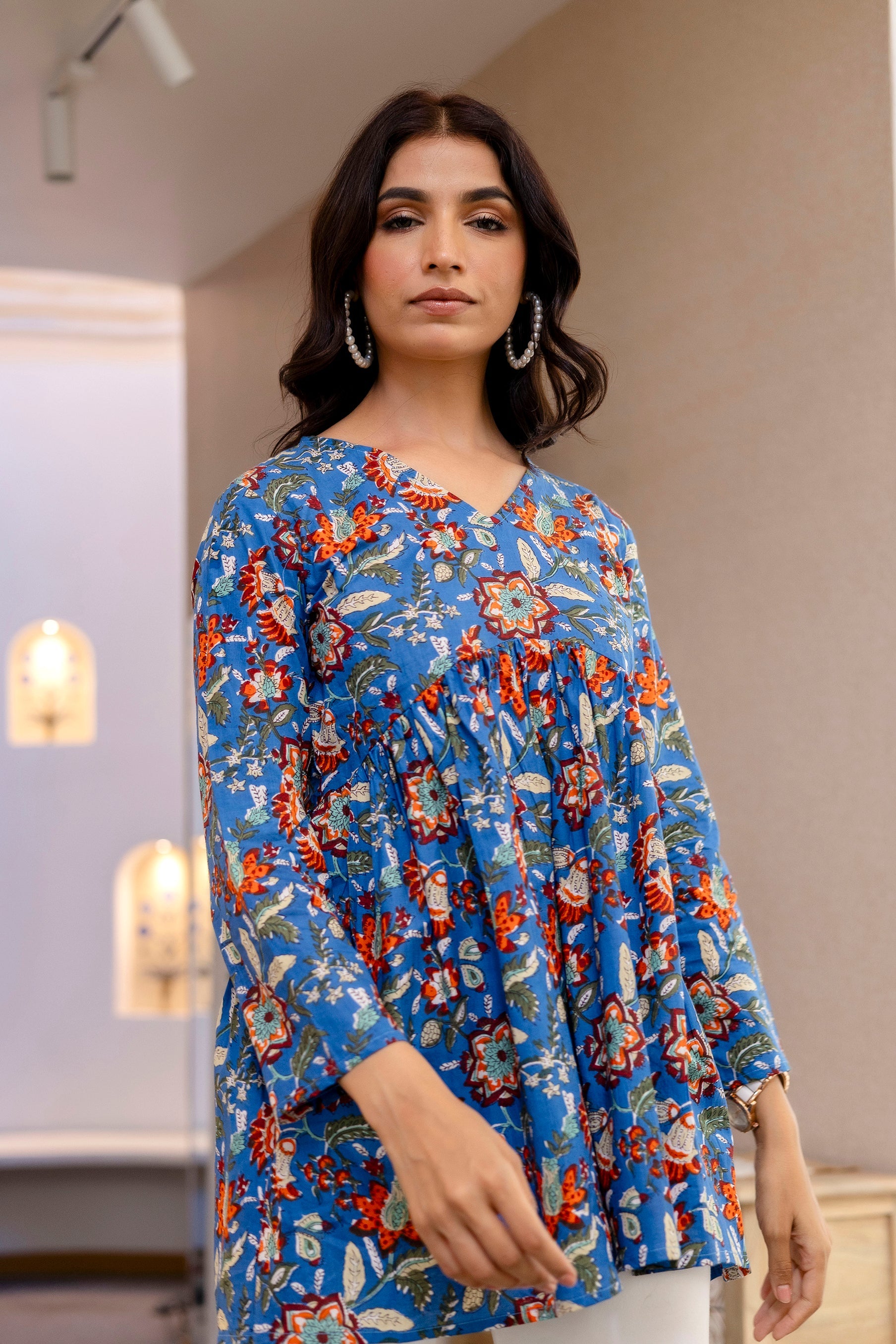 Blue Petal Grove Cotton Top Me & My 