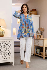 Blue Terra Botanica Cotton Top - Me&My