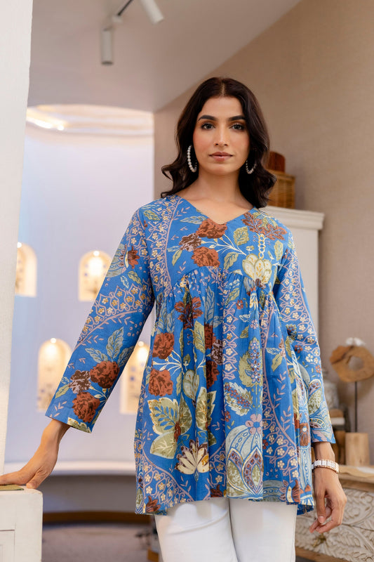 Blue Terra Botanica Cotton Top - Me&My