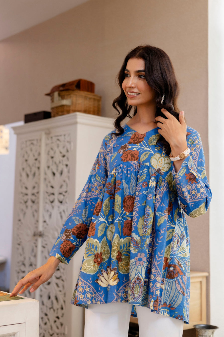 Blue Terra Botanica Cotton Top — image 6