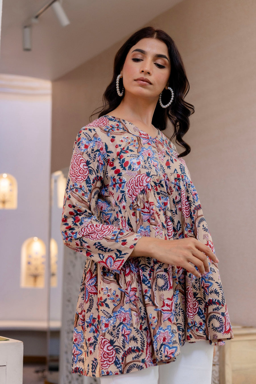 Floral Rhapsody Cotton Top — image 4
