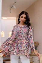 Floral Rhapsody Cotton Top