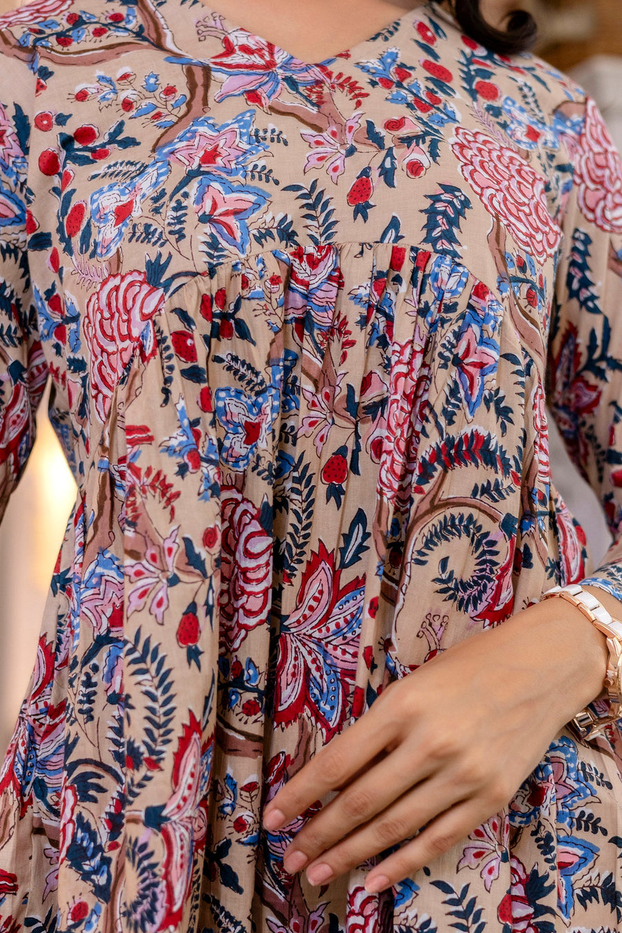 Floral Rhapsody Cotton Top — image 3