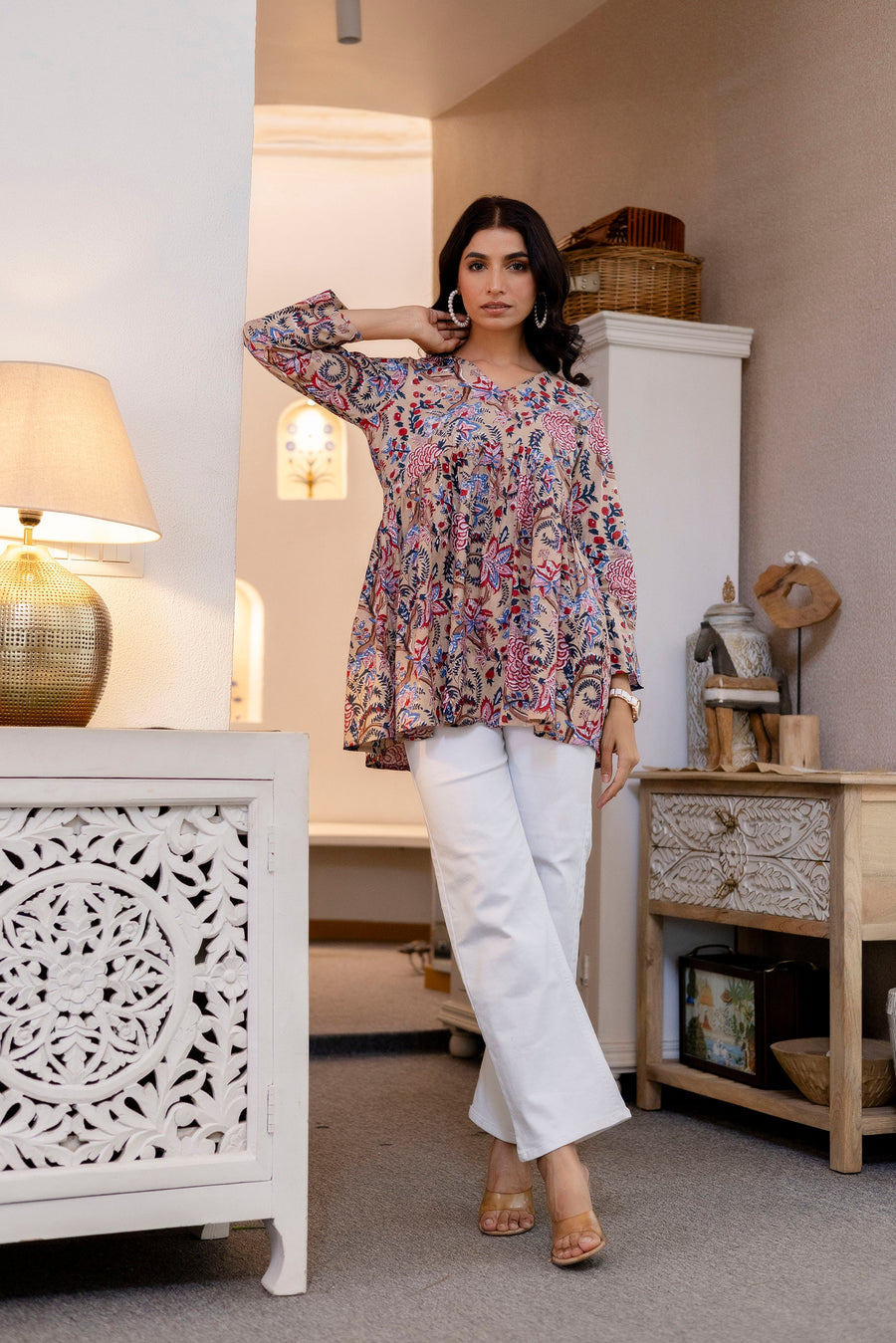 Floral Rhapsody Cotton Top — image 6