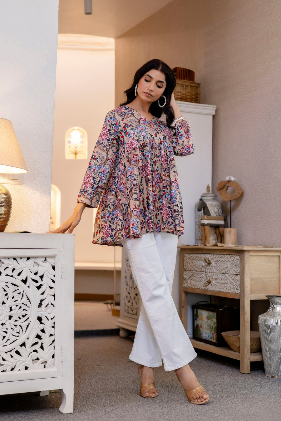 Floral Rhapsody Cotton Top — image 8