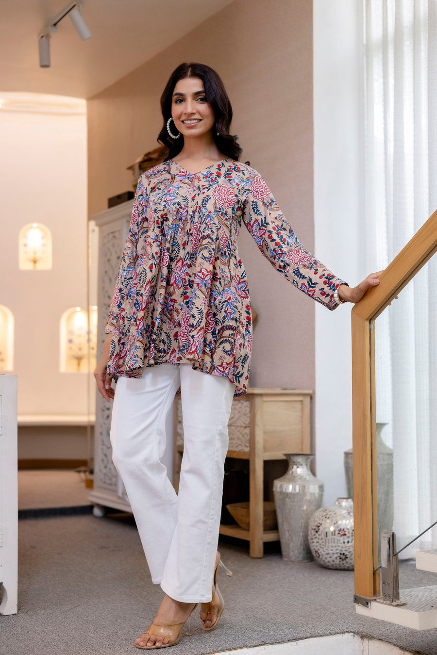 Floral Rhapsody Cotton Top — image 7