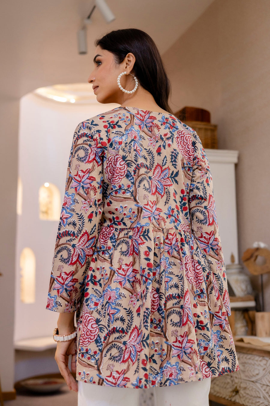 Floral Rhapsody Cotton Top — image 2