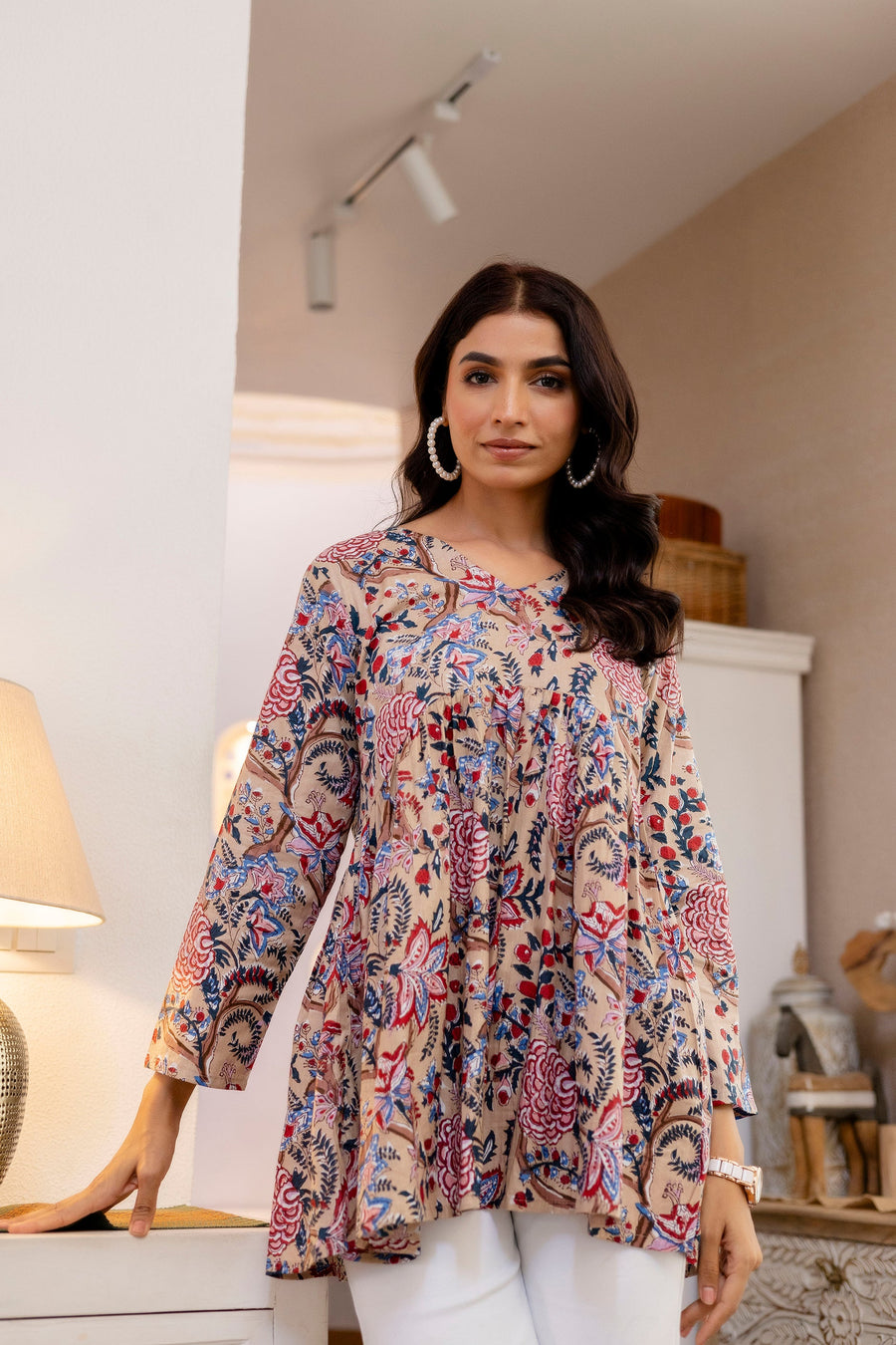Floral Rhapsody Cotton Top — image 5