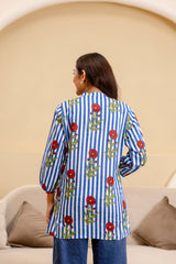 Bloomline Striped Cotton Top - Me&My