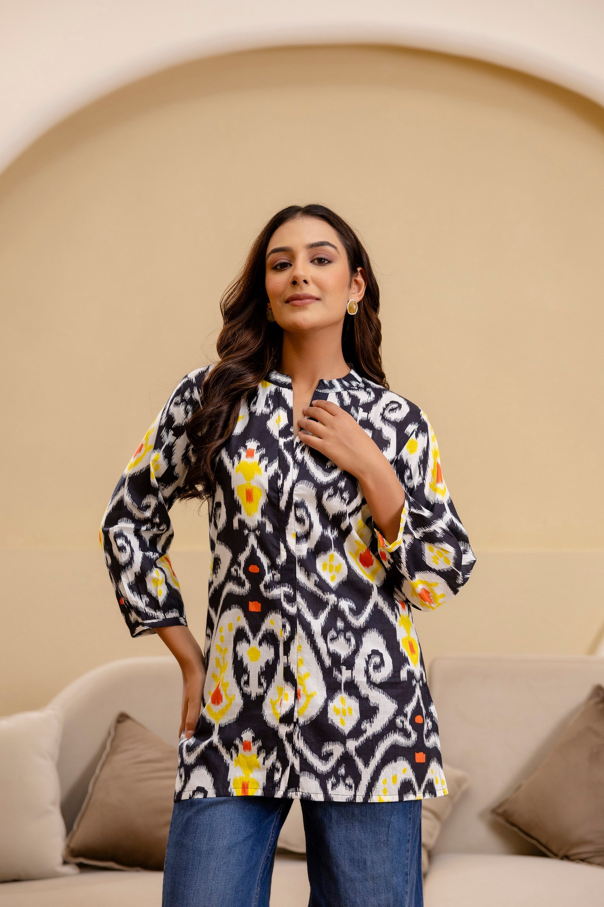 Mystic Swirl Ikat Top Me & My