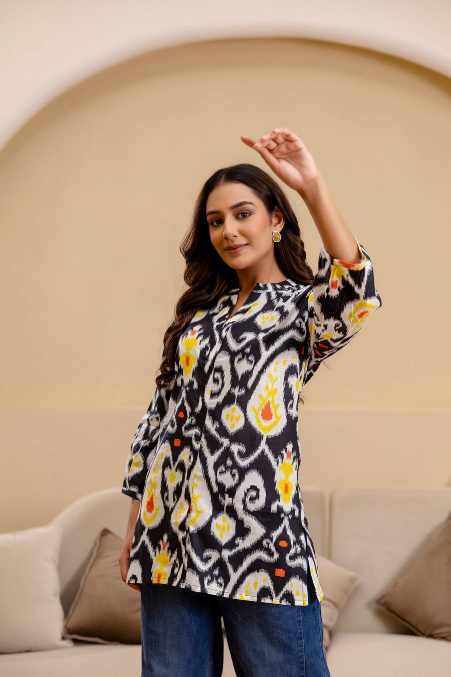 Mystic Swirl Ikat Top — image 5