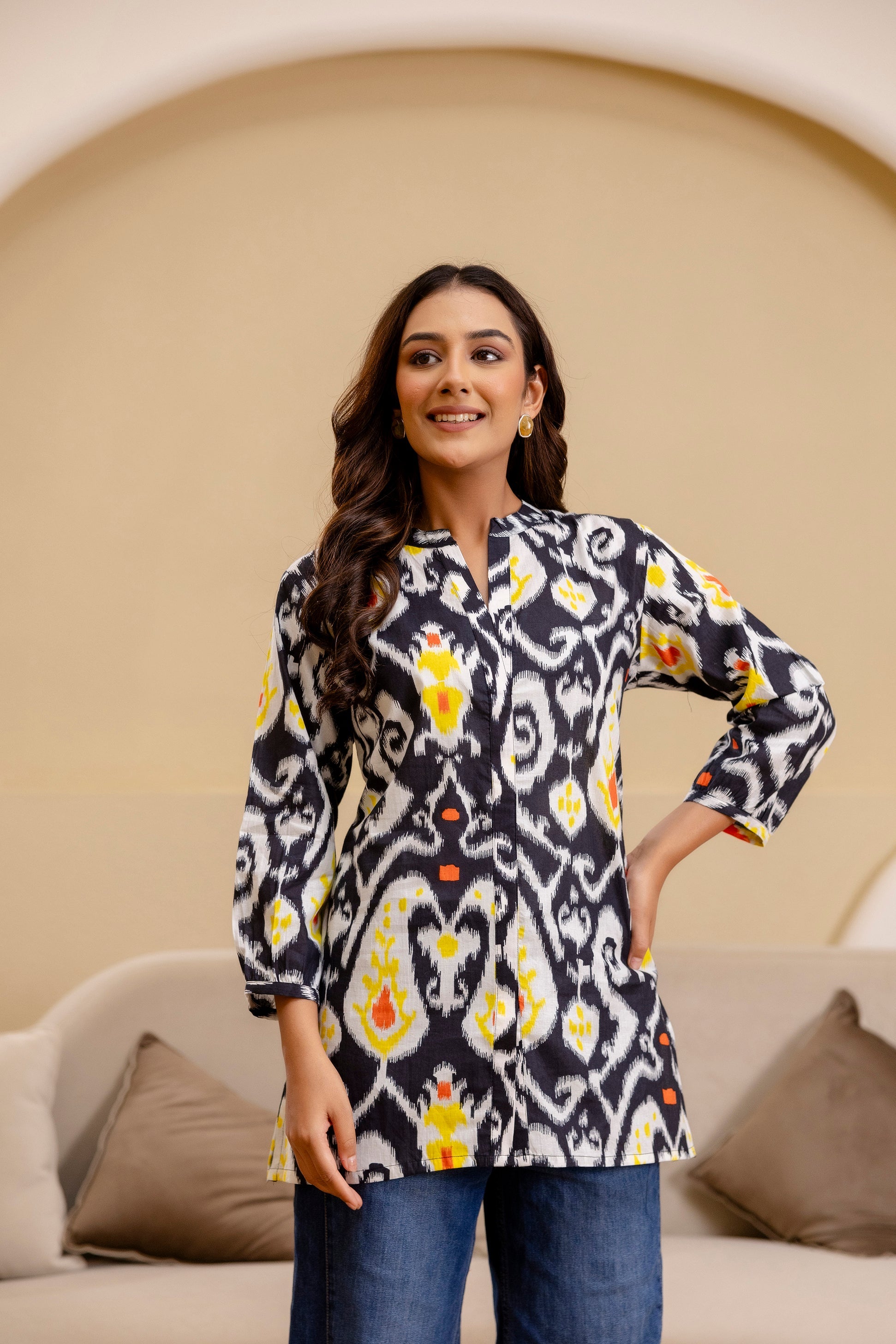 Mystic Swirl Ikat Top Me & My