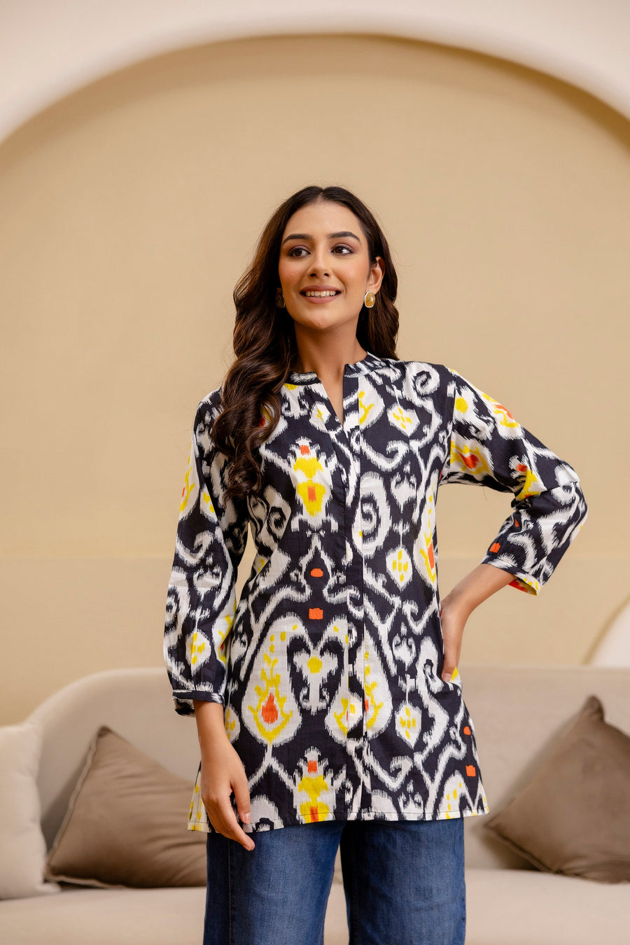 Mystic Swirl Ikat Top — image 3