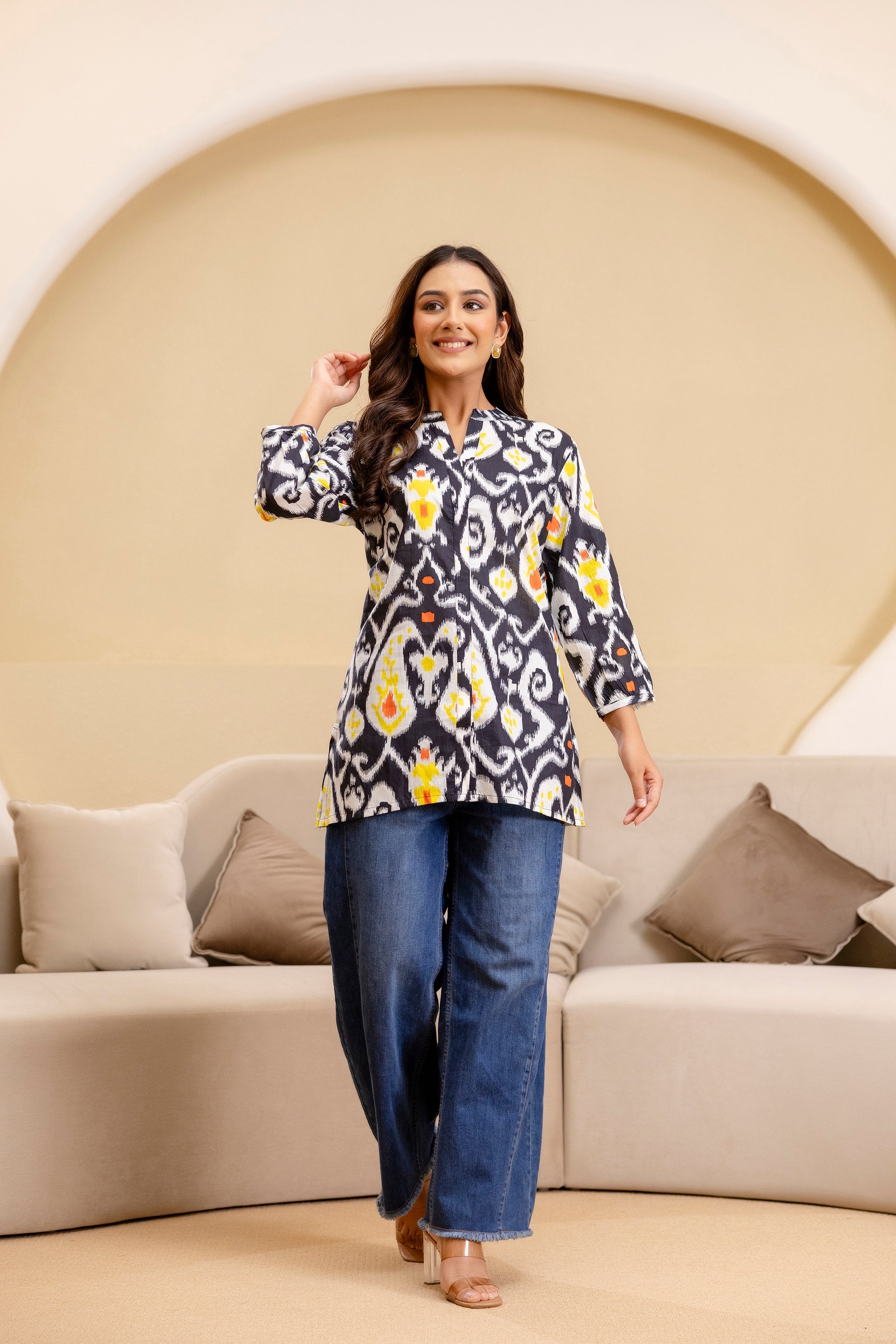 Mystic Swirl Ikat Top Me & My