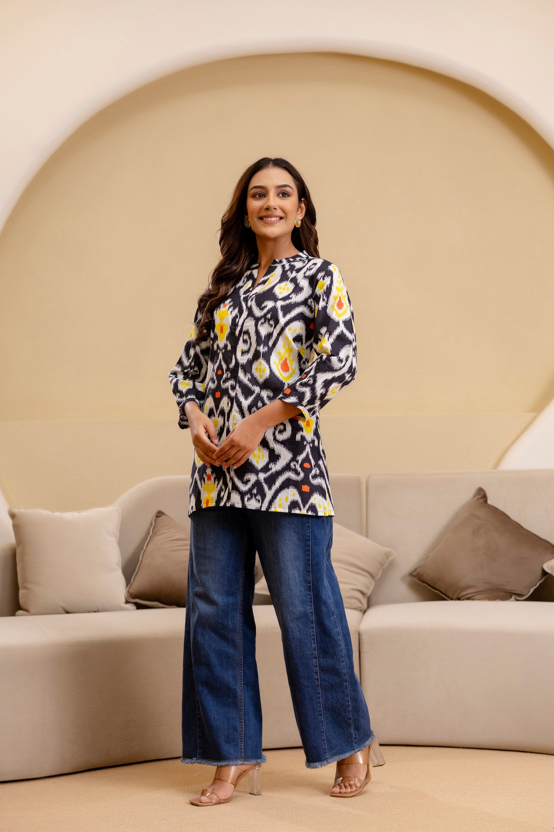 Mystic Swirl Ikat Top Me & My