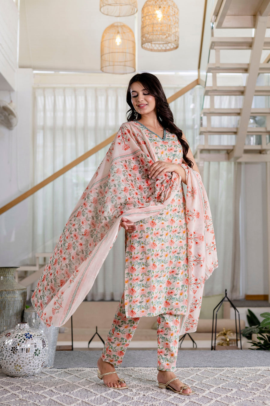 Pearldawn Cotton Dupatta Set — image 5