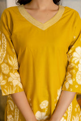 Marigoldwave Yellow Floral Cotton Flex Co-ord Set from Me&My