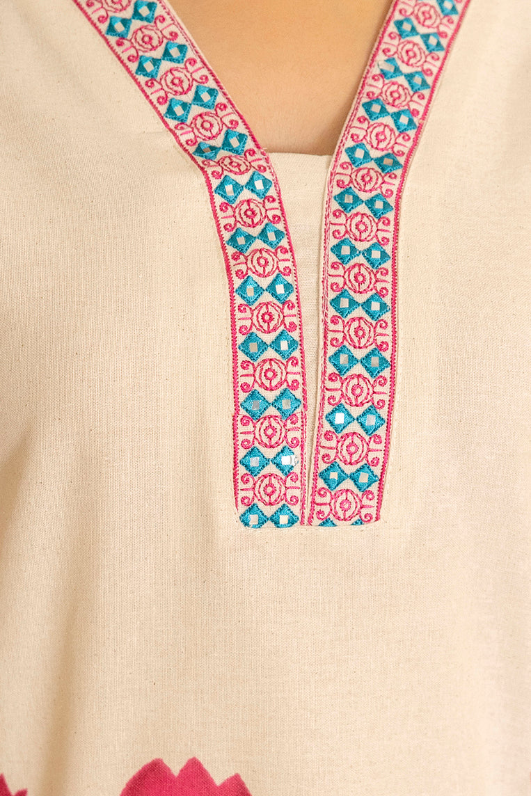 Linenleaf Off-White & Sage Botanical Cotton Flex Co-ord Set — image 8