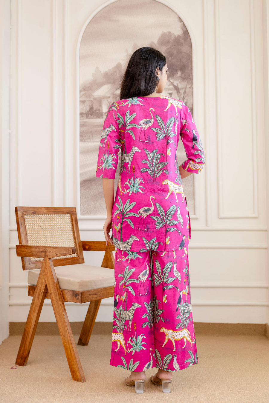Pink Cotton Botanical Co-ord Set — image 9