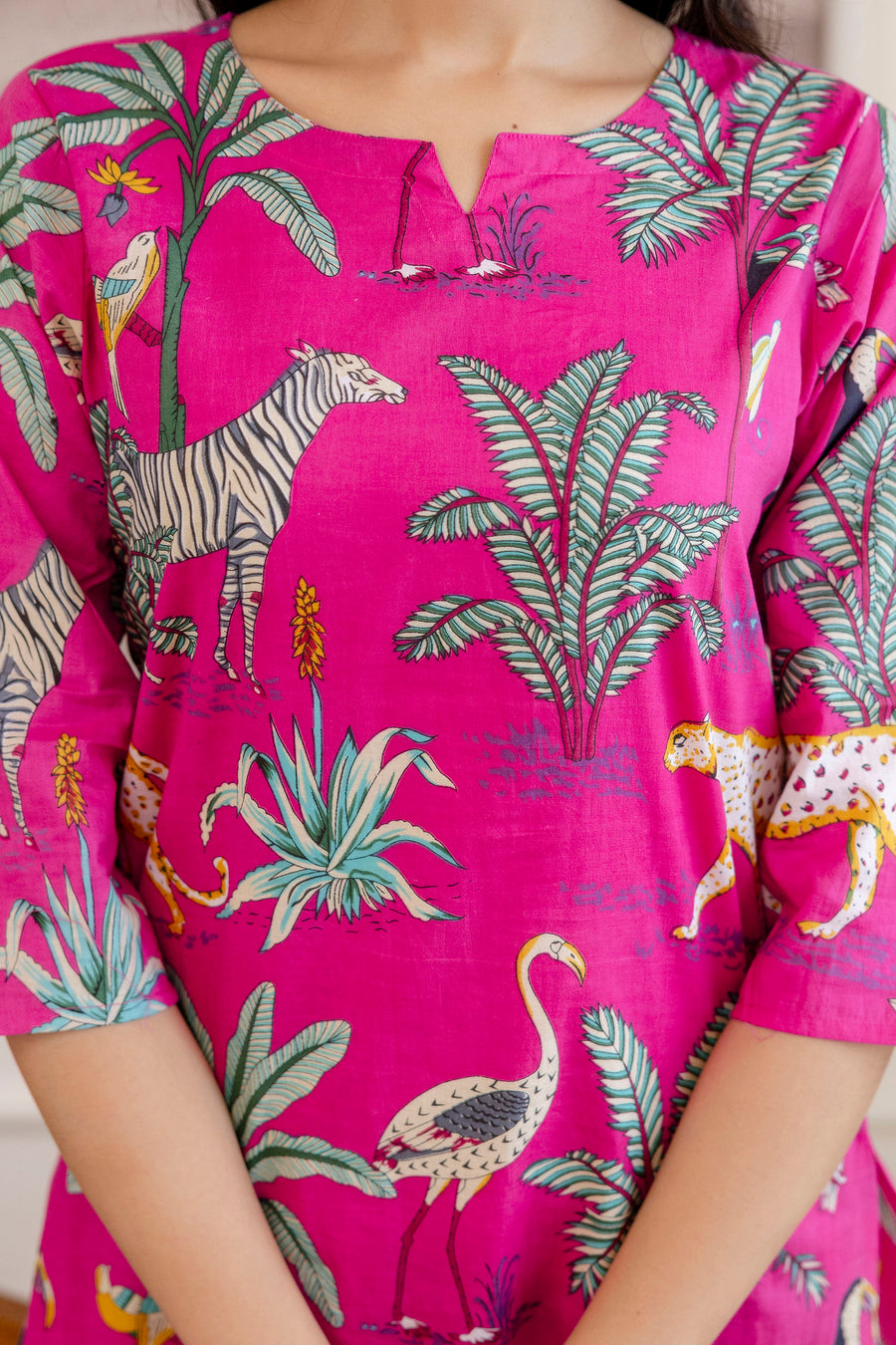 Pink Cotton Botanical Co-ord Set — image 8