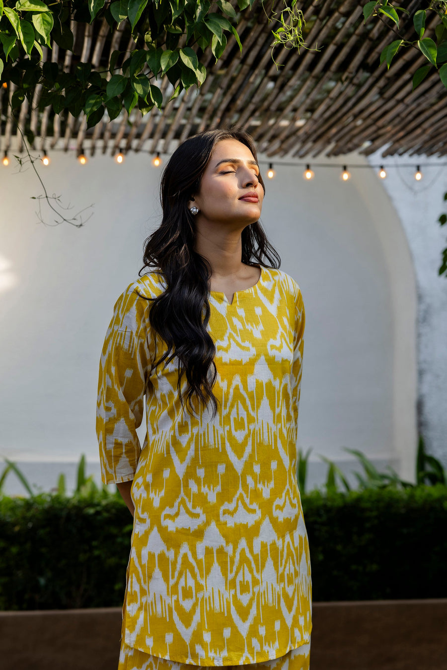 Marigold Dream Ikat Cotton Co-ord Set — image 9