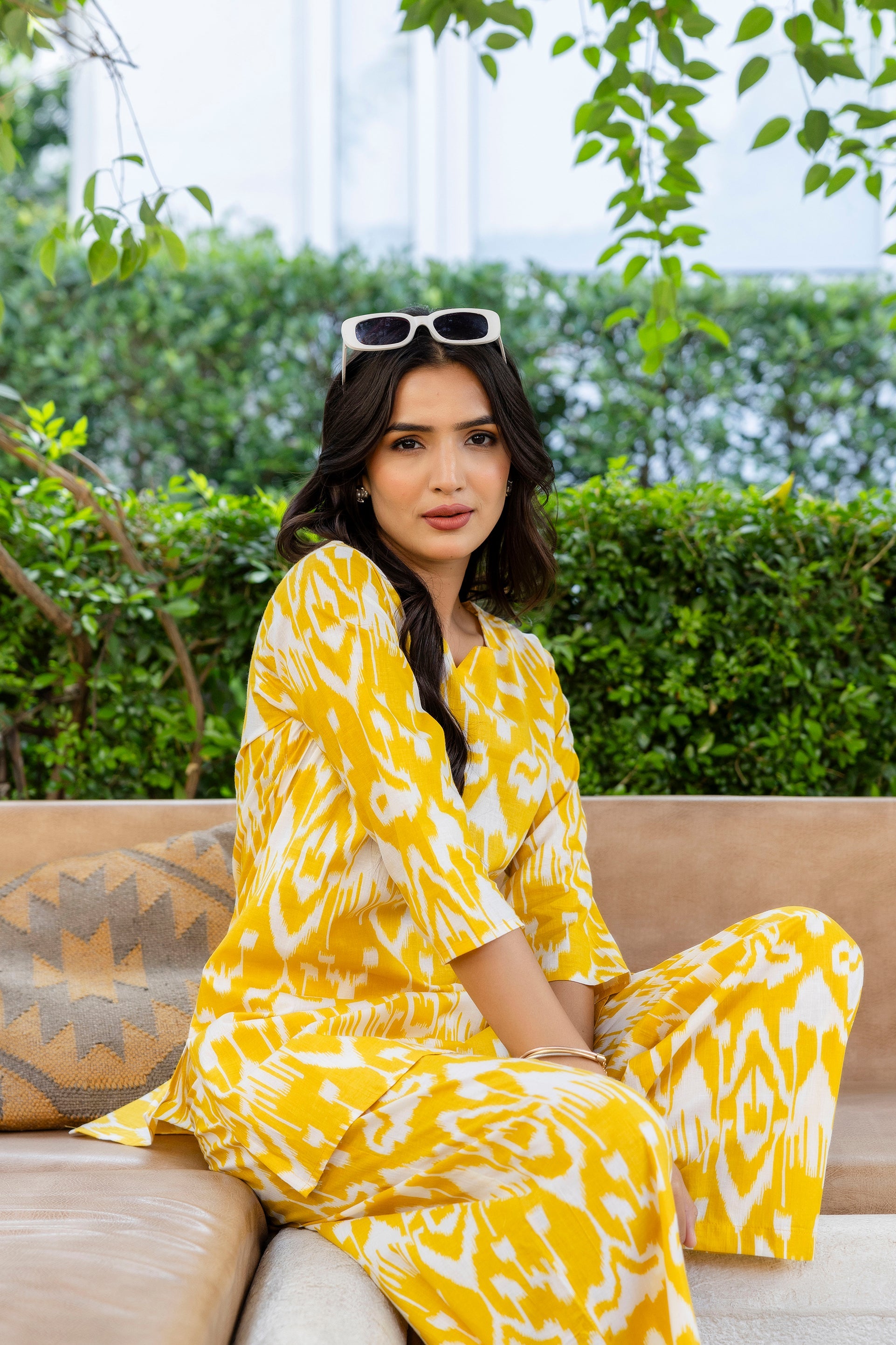 Marigold Dream Ikat Cotton Co-ord Set - Me&My