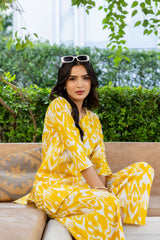 Marigold Dream Ikat Cotton Co-ord Set - Me&My