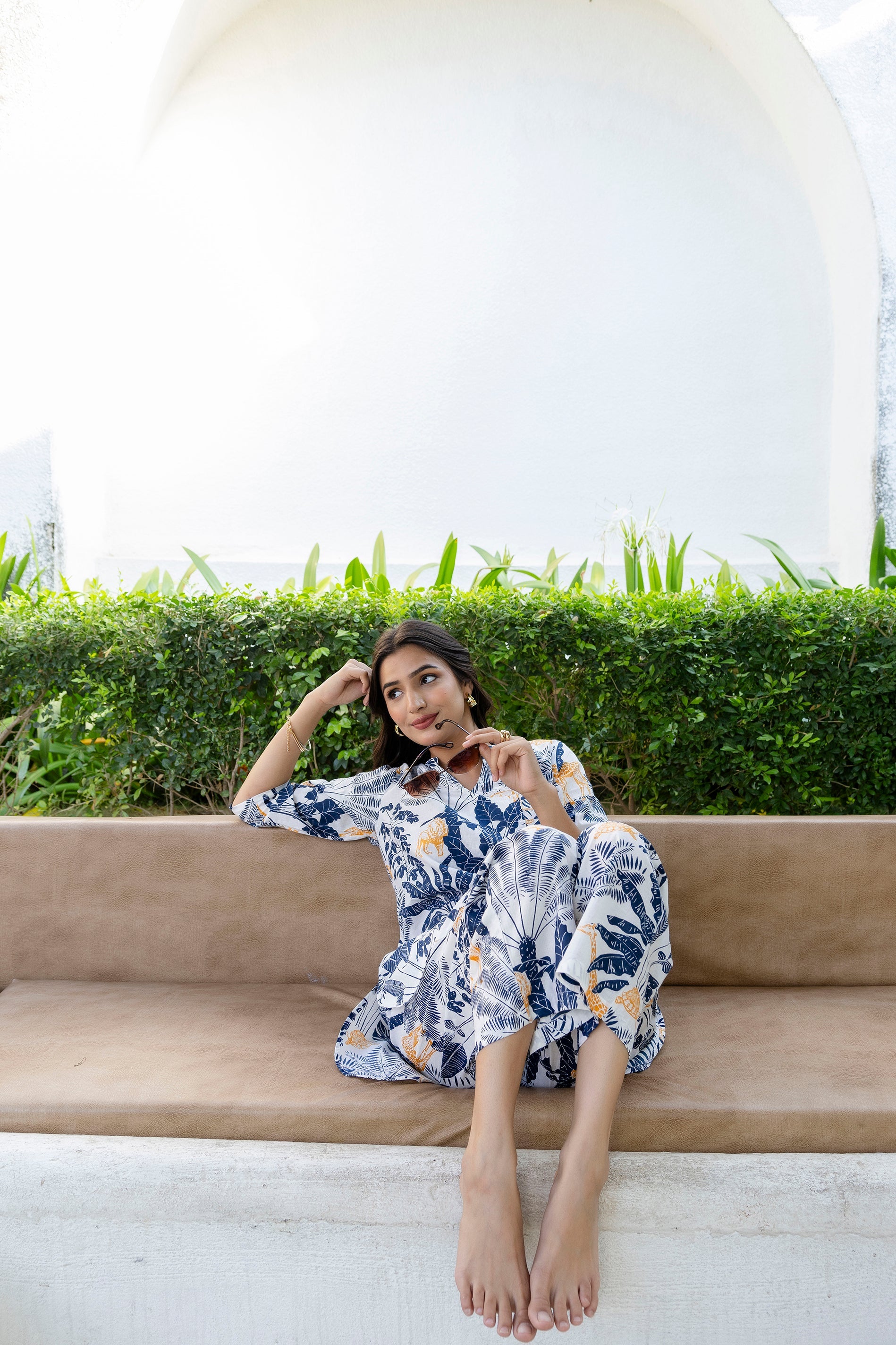 Jungle Luxe Angrakha Cotton Co-ord Set - Me&My