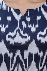 Midnight Ikat Cotton Co-ord Set - Me&My