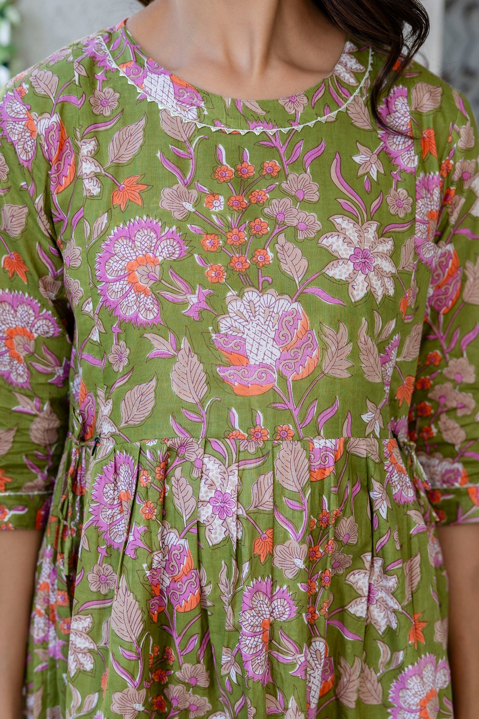 Meadow Haven Flared Maternity Gown - Me&My