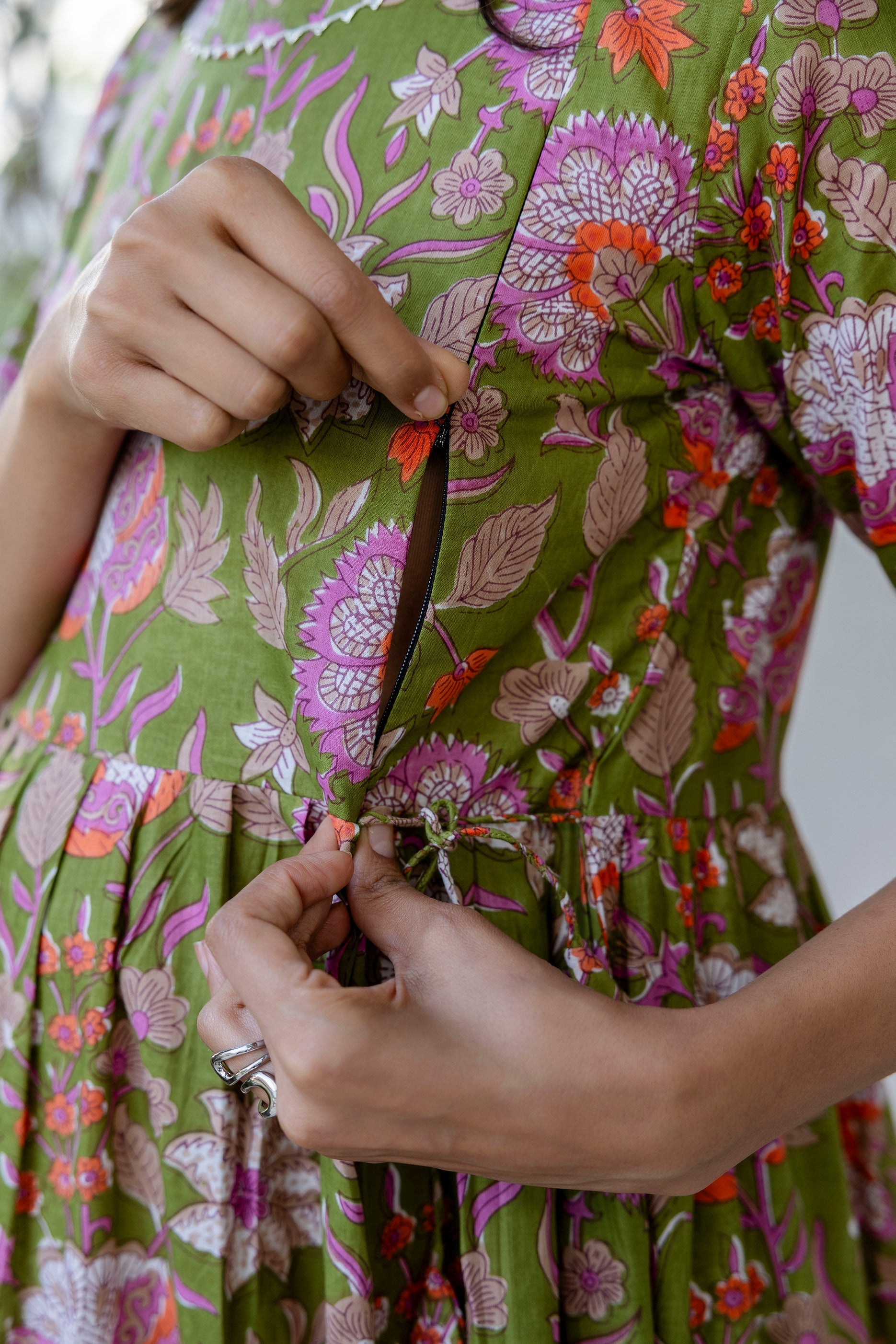 Meadow Haven Flared Maternity Gown - Me&My