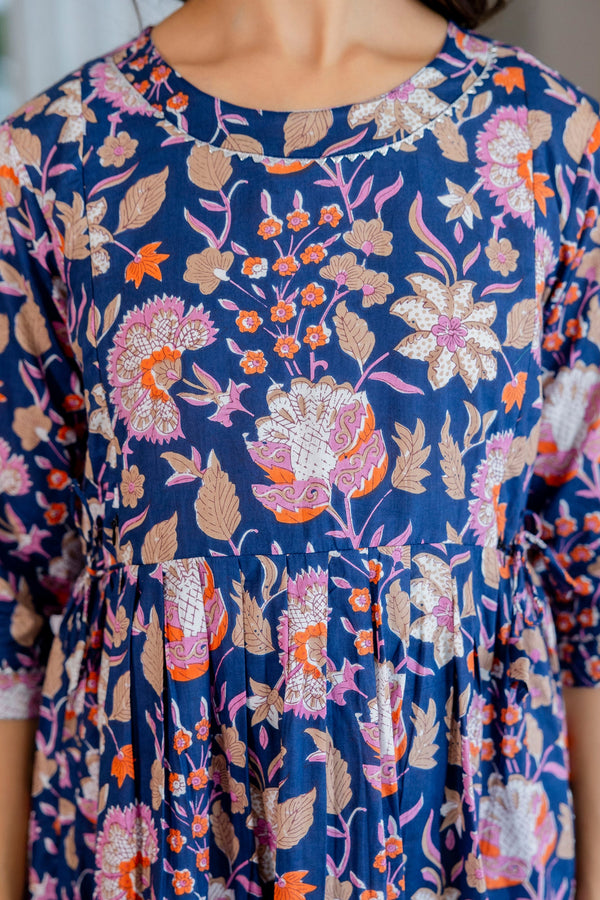 Twilight Botanica Flared Maternity Gown
