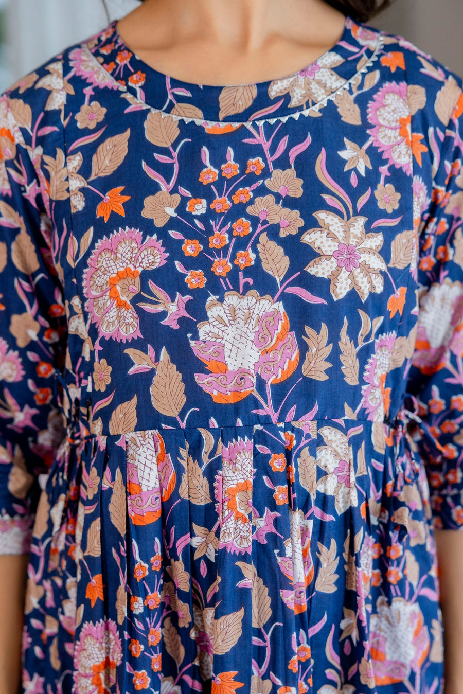 Twilight Botanica Flared Maternity Gown — image 3