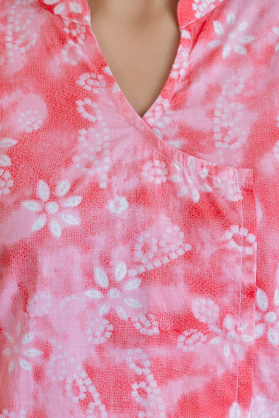 Cherry Blossom Angrakha Cotton Co-ord Set - Me&My